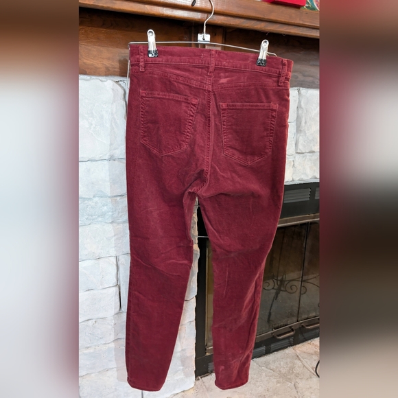 Women's Vtg LOFT Skinny Jeans in Burgundy - Picture 3 of 3